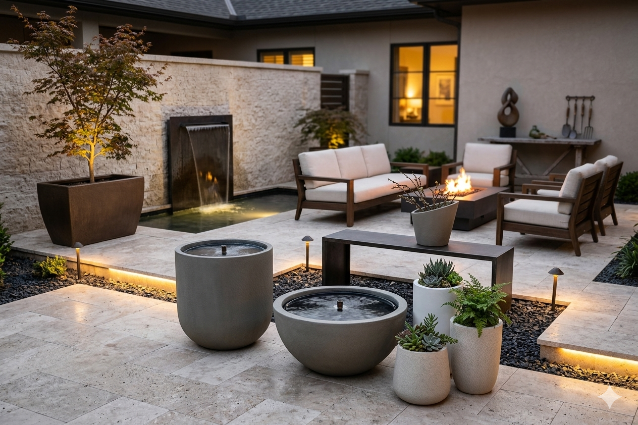 Delia Self Contained Water Feature - Image 3